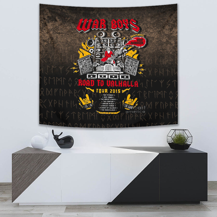 Ligerking Tapestry - Road to Valhalla Tour Tapestry A7