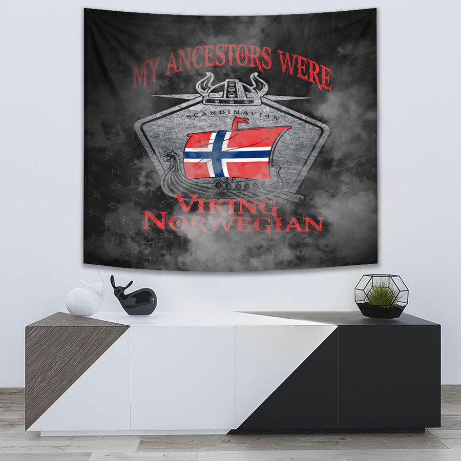 Ligerking Tapestry - Viking Norway Drakka Scandinavian Tapestry A31