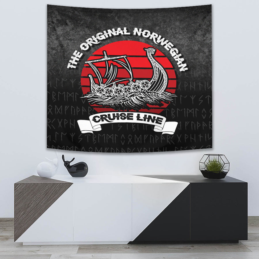 Ligerking Tapestry - The Original Norwegian Cruise Line Tapestry A7