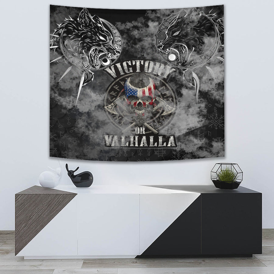 Ligerking Tapestry - Viking Skol and Hati American Tapestry A31