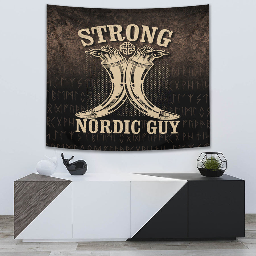 Ligerking Tapestry - Strong Nordic Guy Tapestry A7