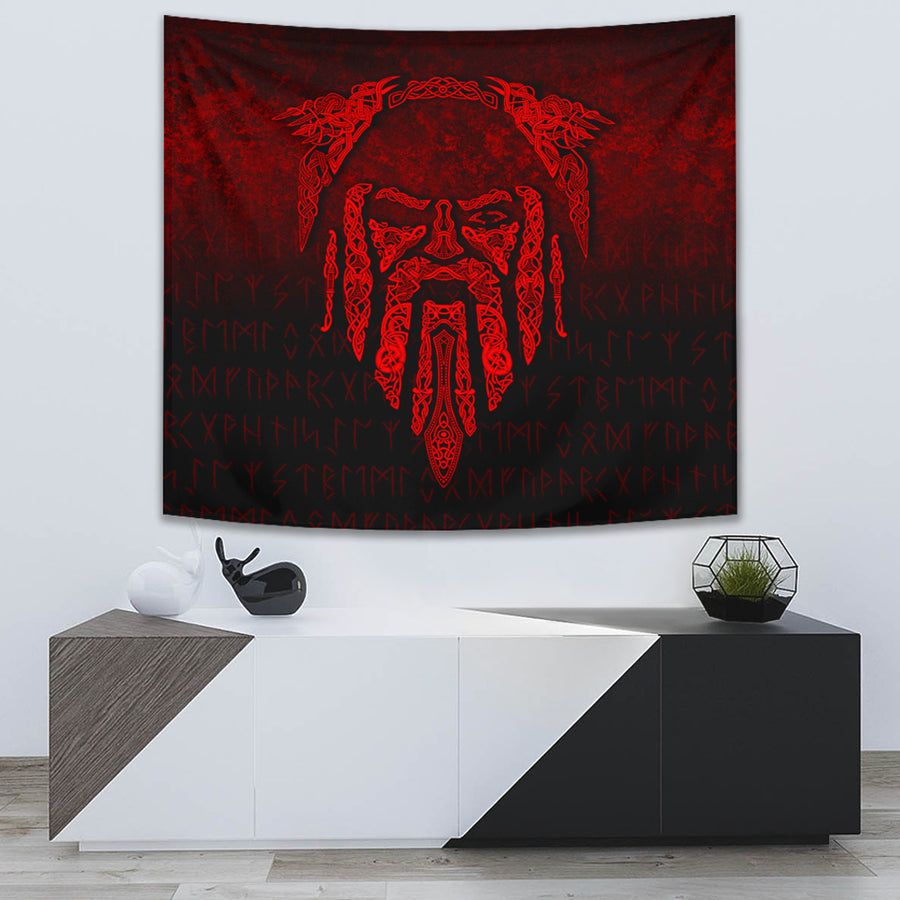 Ligerking Tapestry - Eye of Odin - Red Version Tapestry A7