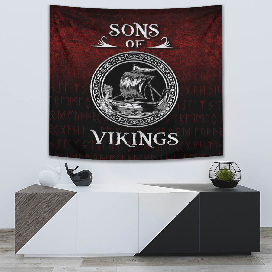 Ligerking Tapestry - Sons of Vikings Tapestry A7