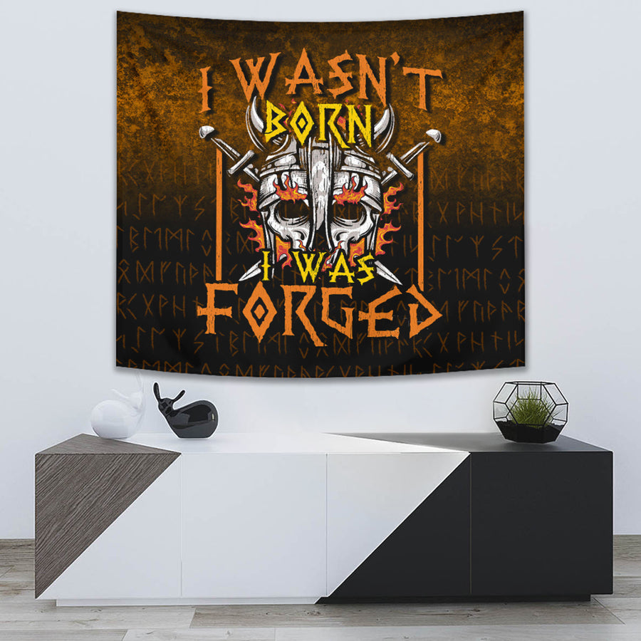 Ligerking Tapestry - I Wasnâ€™t Born - I Was Forged Tapestry A7