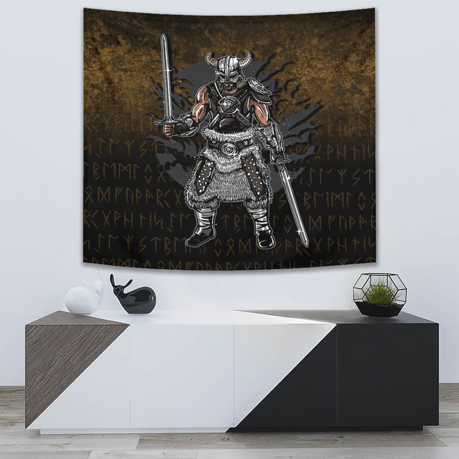 Ligerking Tapestry - Dark Viking Tapestry A7