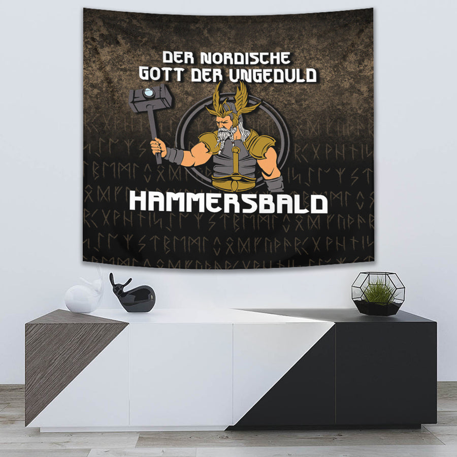 Ligerking Tapestry - Der Nordische Gott Der Ungeduld Hammersbald Tapestry A7