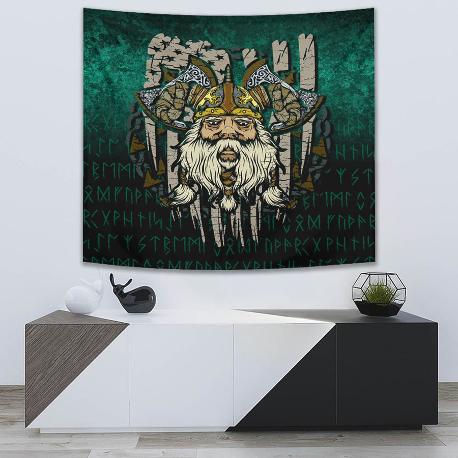 Ligerking Tapestry - America Odin Tapestry A7