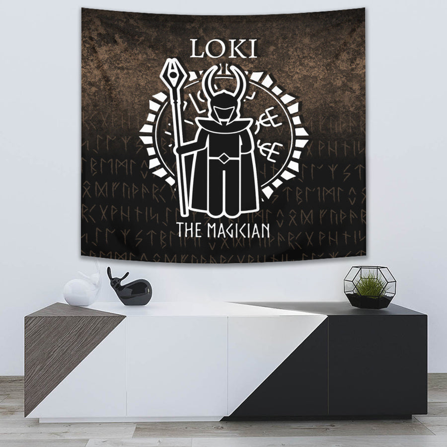 Ligerking Tapestry - Loki The Magician Tapestry A7