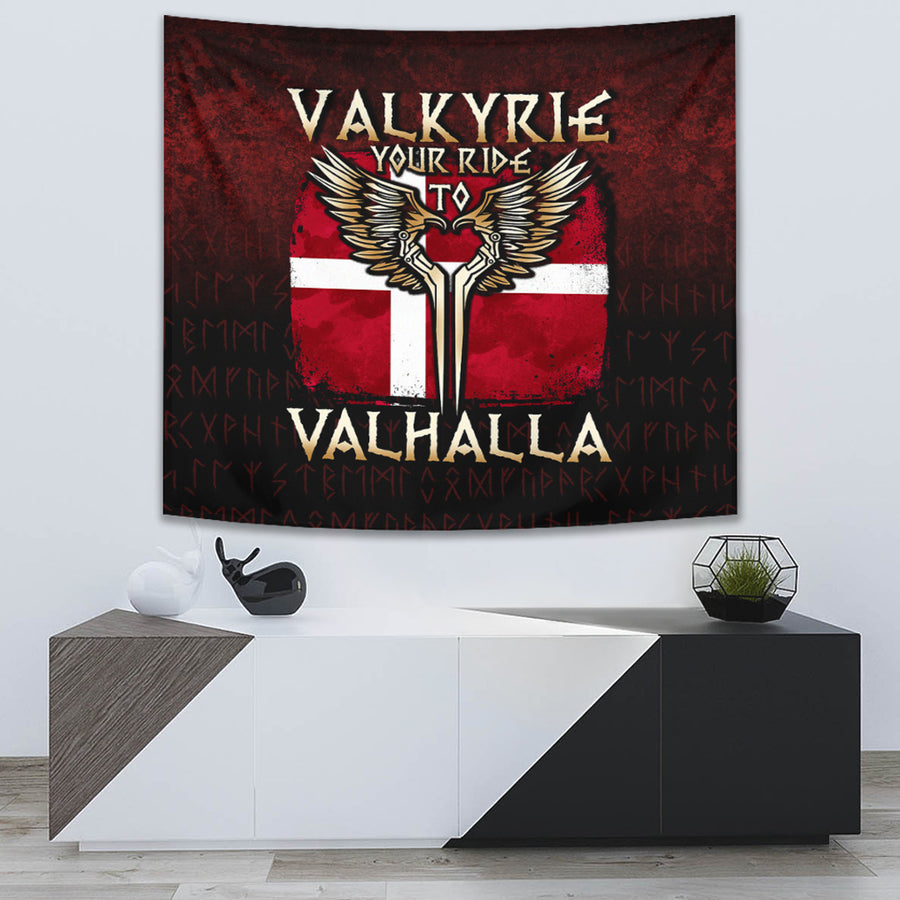 Ligerking Tapestry - Valkyrie Your Ride to Valhalla Austria Tapestry A7