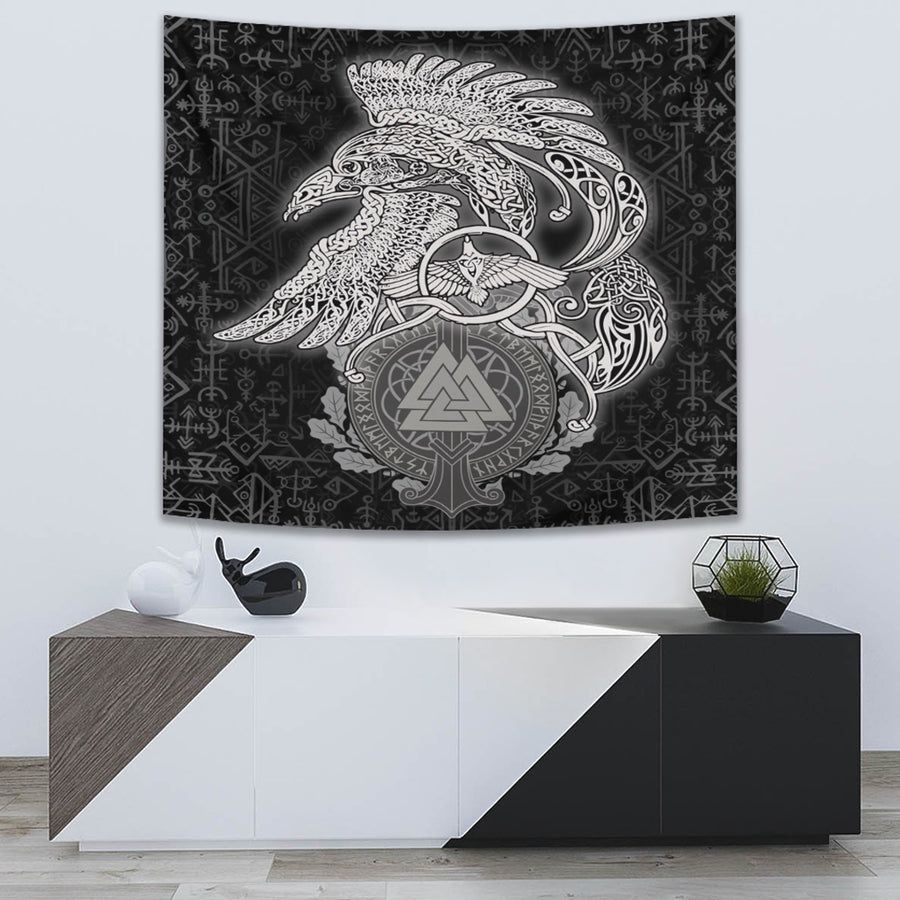 Ligerking Tapestry -Raven Celtic Viking Homeset Tapestry A95
