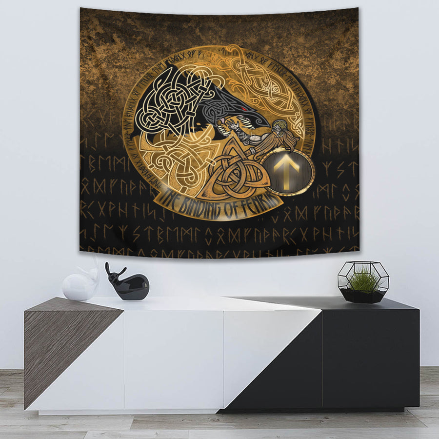 Ligerking Tapestry - The Binding of Fenrir Tapestry A7