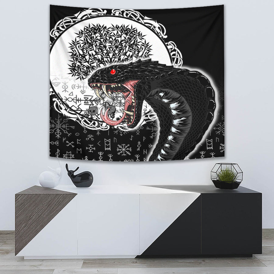 Ligerking Tapestry - Valkyrie Metal Background Tapestry A35