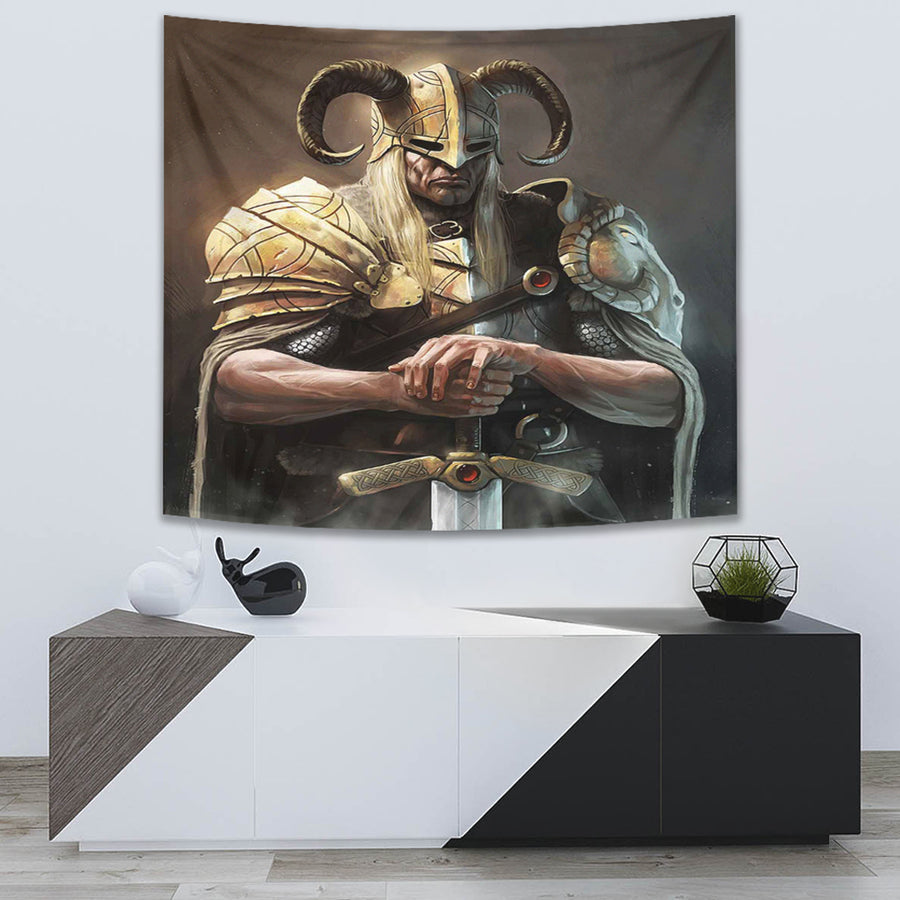 Ligerking Tapestry - Viking Gold Knights Tapestry A35
