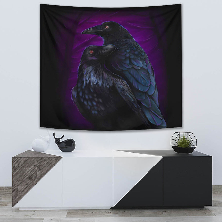 Ligerking Tapestry - Huginn and Muninn Tapestry A35