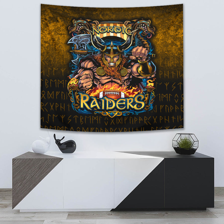 Ligerking Tapestry - Viking Nordic Raiders Tapestry A7