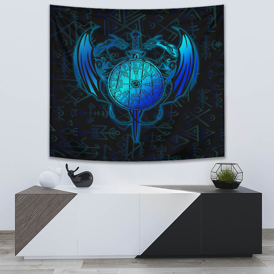 Ligerking Tapestry -Dragon Viking Set Tapestry A95