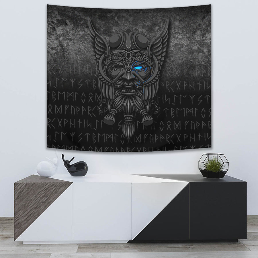 Ligerking Tapestry - Viking Odin Allfather In Asgard - Special Version Tapestry A7