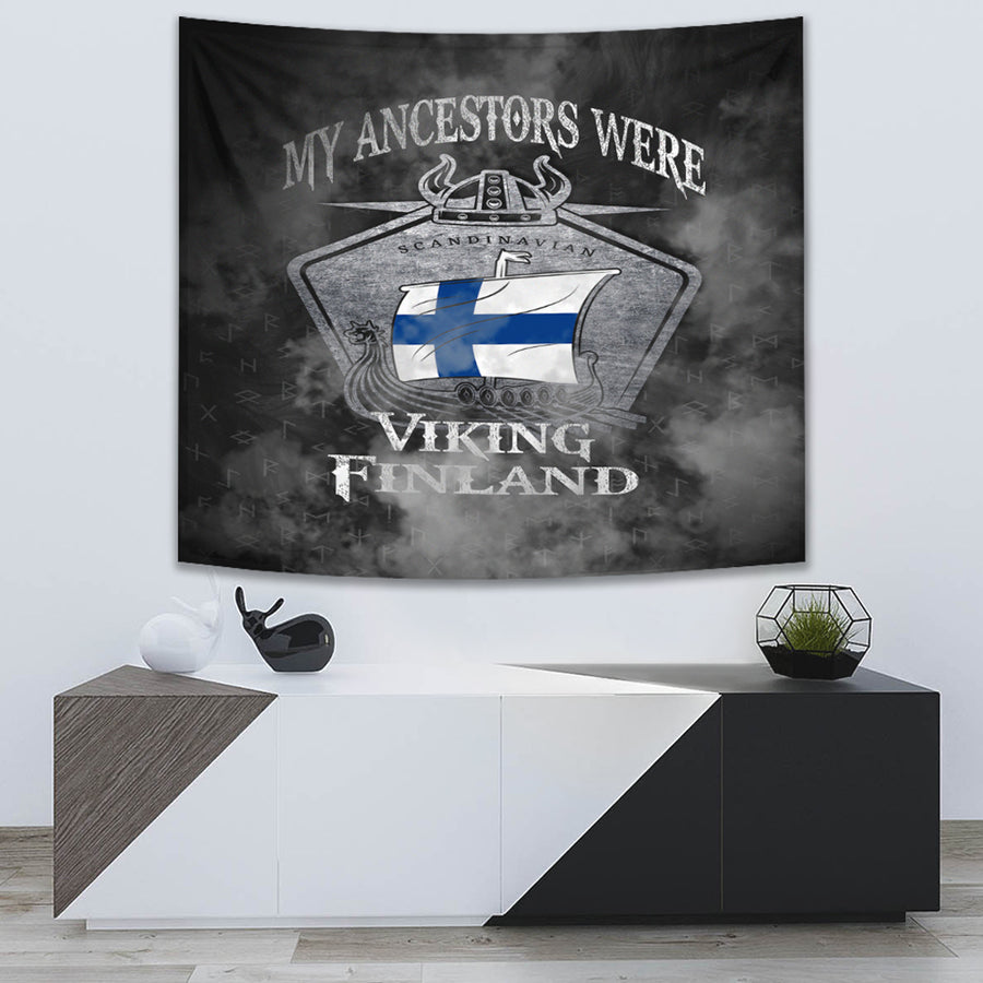 Ligerking Tapestry - Viking Finland Drakka Scandinavian Tapestry A31