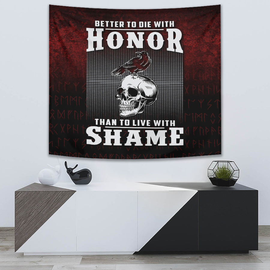 Ligerking Tapestry - Better to Die With Honor Than To Live With Shame Tapestry A7