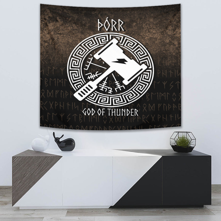 Ligerking Tapestry - Porr God Of Thunder Tapestry A7