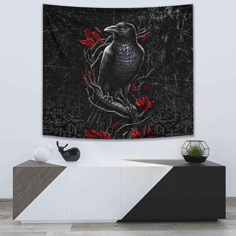 Ligerking Tapestry - Viking on a Tree Branch Tapestry A35