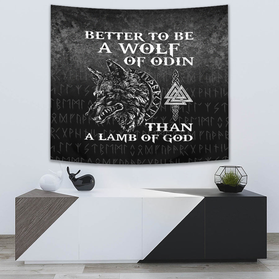Ligerking Tapestry - Wolf-Of-Odin Tapestry A7