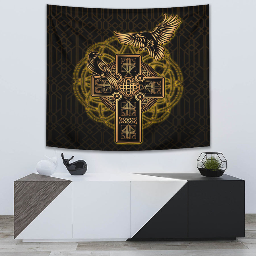 Ligerking Tapestry -Viking Raven Tapestry A95