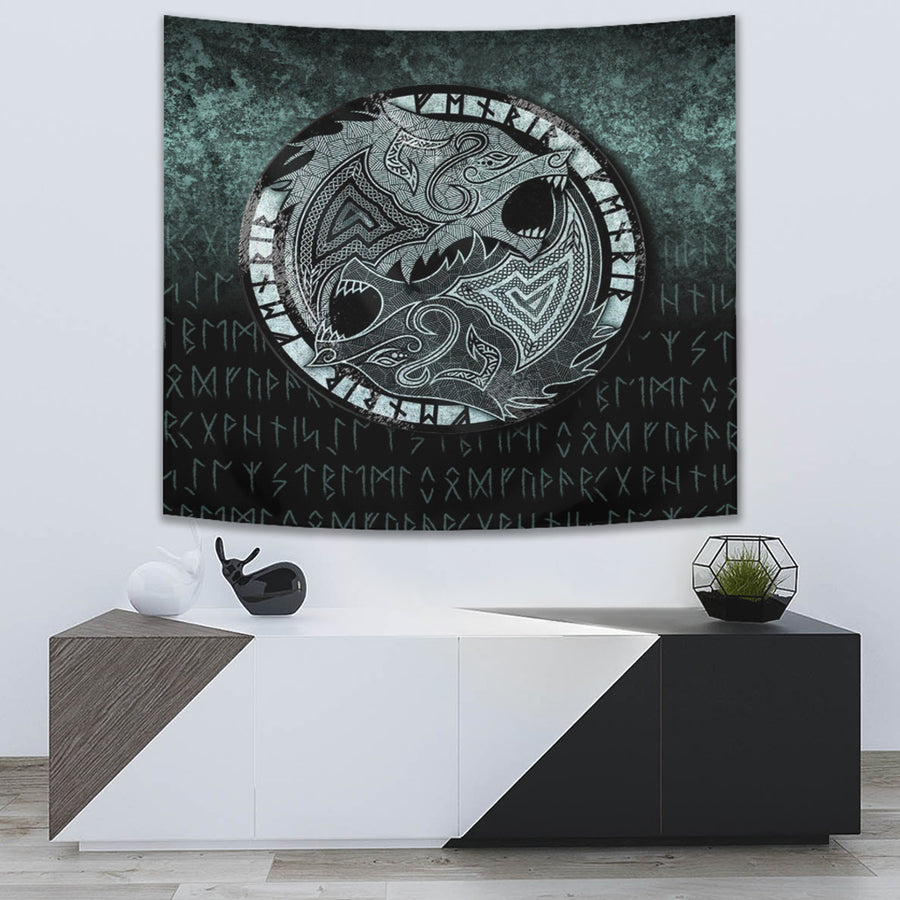 Ligerking Tapestry - Fenrir the Wolf Tapestry A7