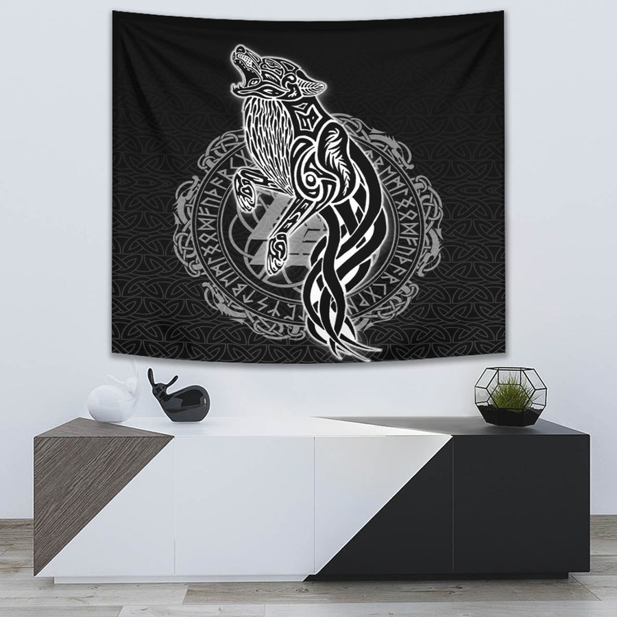 Ligerking Tapestry -Wolf Viking Tapestry A95