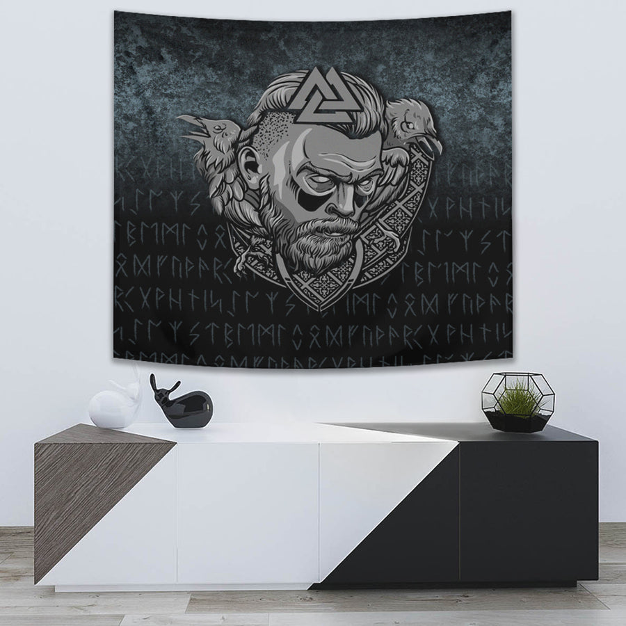 Ligerking Tapestry - Victory or Valhalla Warrior Tapestry A7