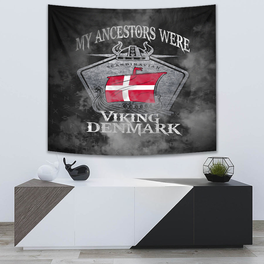 Ligerking Tapestry - Viking Denmark Drakka Scandinavian Tapestry A31