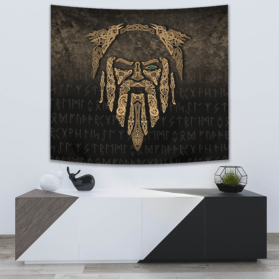 Ligerking Tapestry - Eye of Odin - Gold Version Tapestry A7