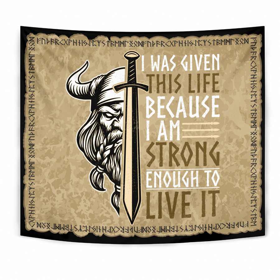 Ligerking Tapestry - This Life Strong Live It A31