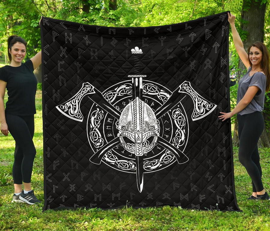 Ligerking Helmet Crossed Premium Quilt A7