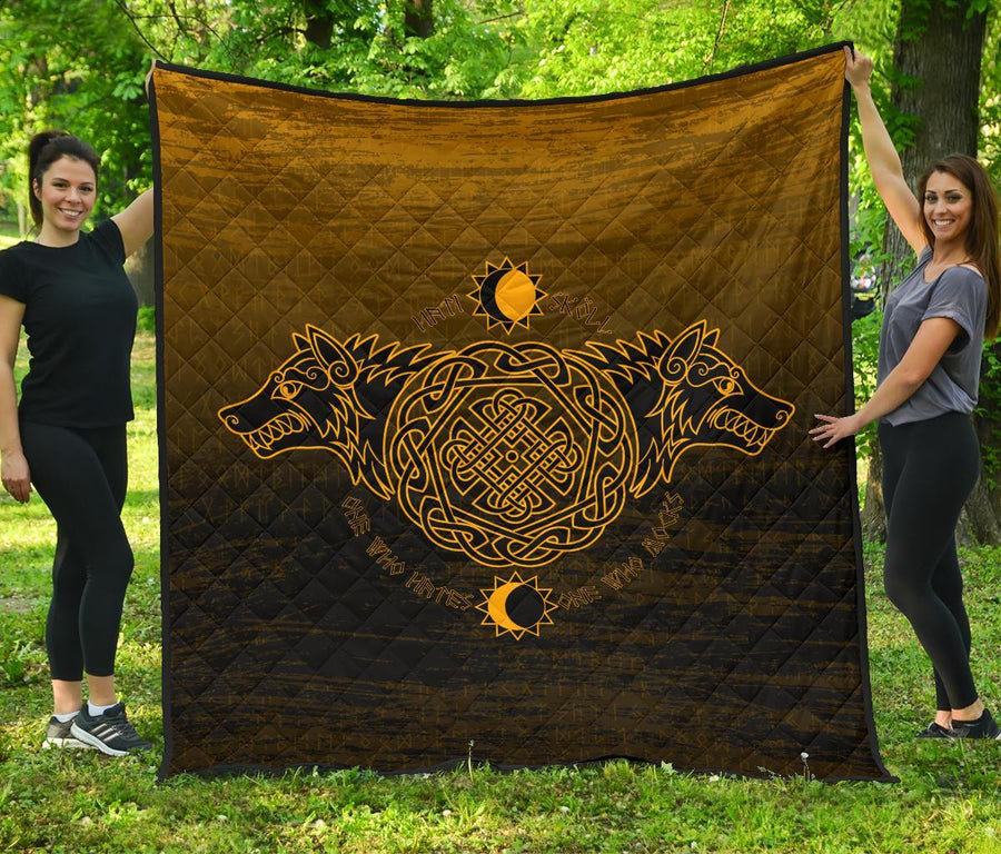 Ligerking Premium Quilt, Skoll And Hati A31