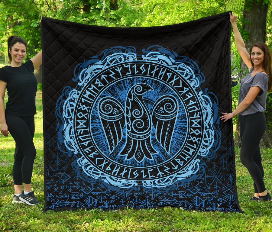 Copy of Ligerking Warrior Tattoo Odin Premium Quilt A27