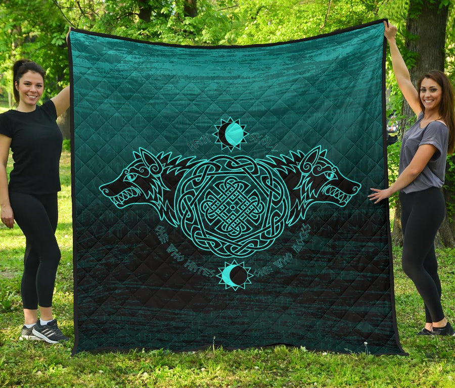 Ligerking Premium Quilt, Skoll And Hati A31