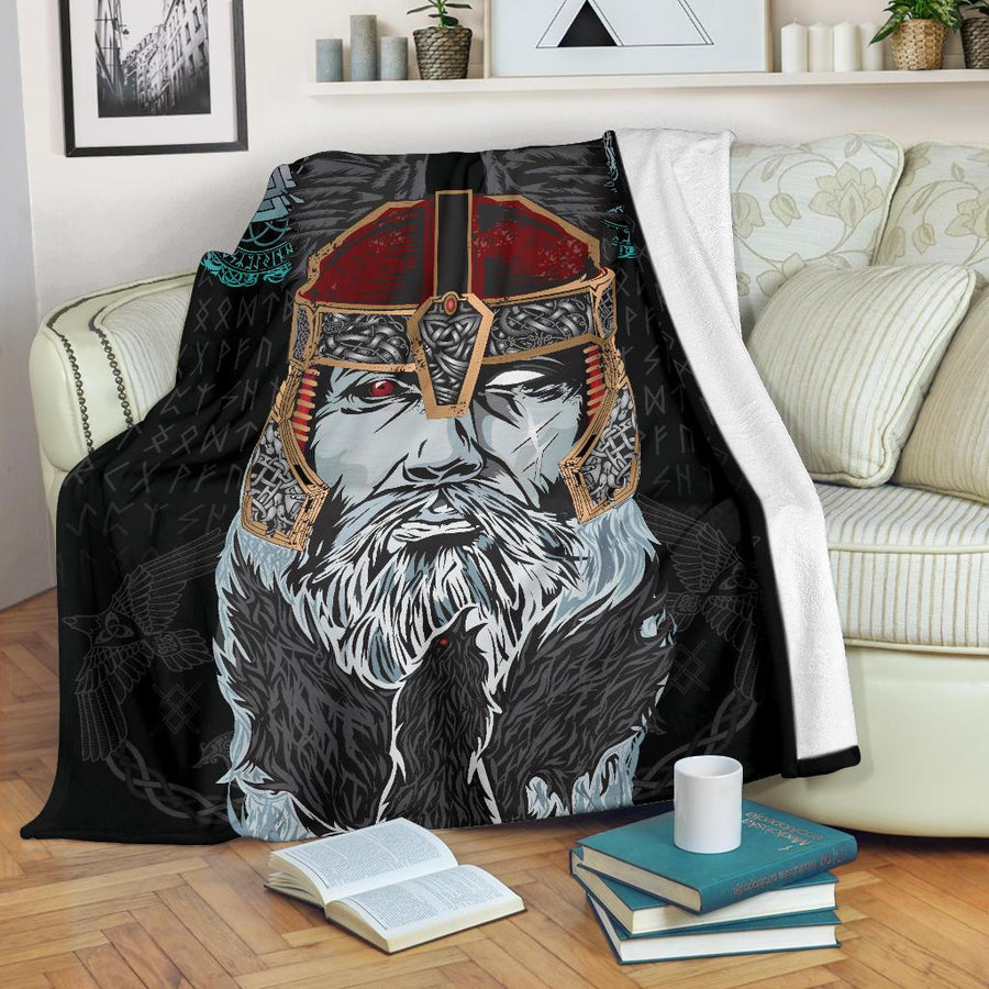 Ligerking Blanket Odin - Valknut and Triple Horn A7