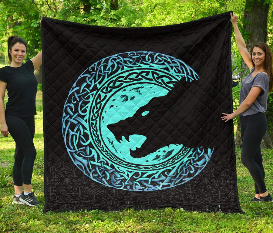 Viking Premium Quilt - Fenrir Norse Wolf A31