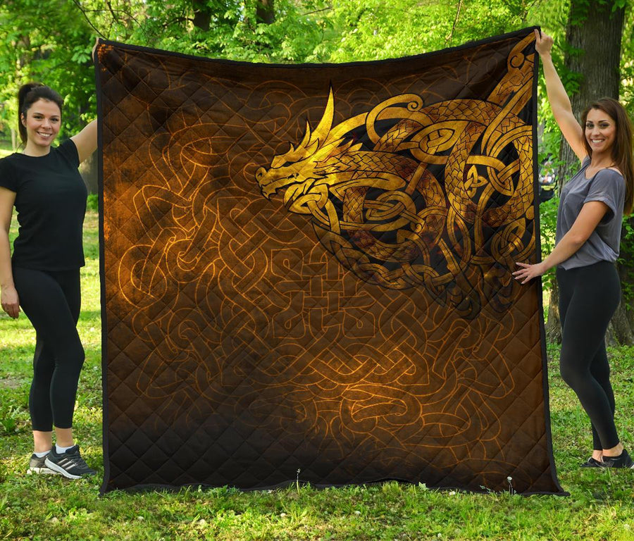 Ligerking Premium Quilt - Celtic Dragon Tattoo A27