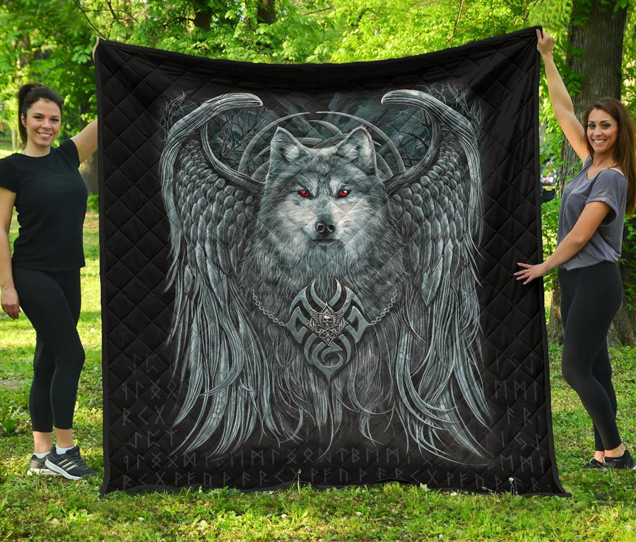 Ligerking Premium Quilt , Spiral Wolf Spirit A31
