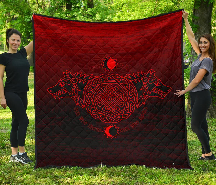 Ligerking Premium Quilt, Skoll And Hati A31