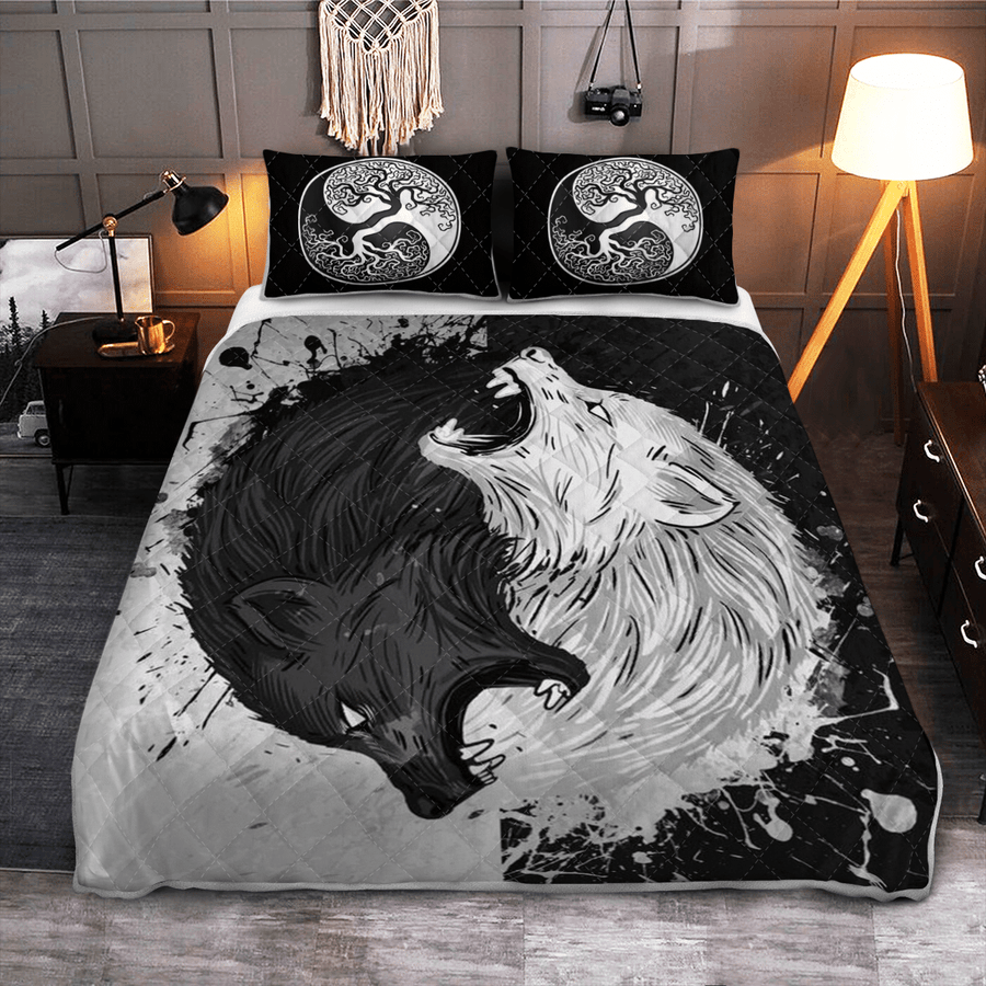 Ligerking Quilt Bed Set - VIKING VALKNUT - VIKING QUILT BEDDING SET