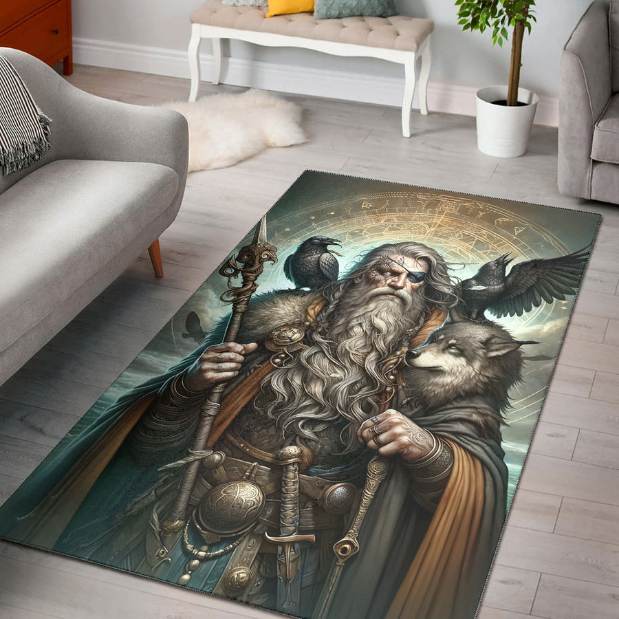 Ligerking Home Decor - Odin All Father Area Rug A35