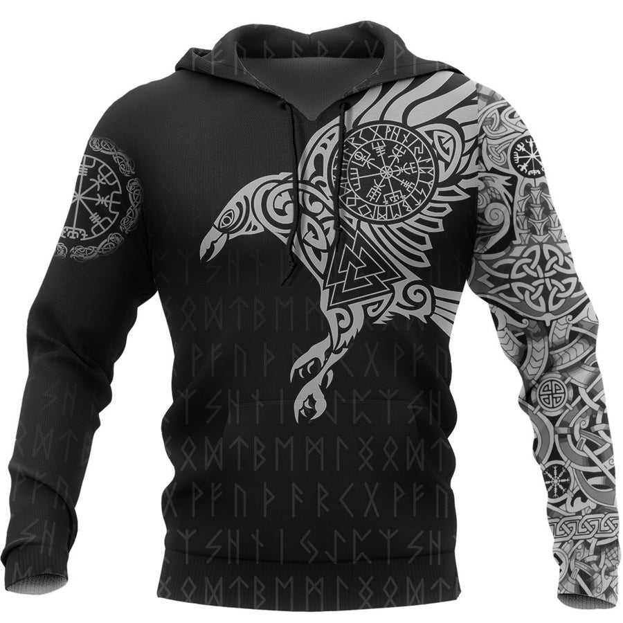 Ligerking - The Raven Of Odin Tattoo Special Hoodie A7
