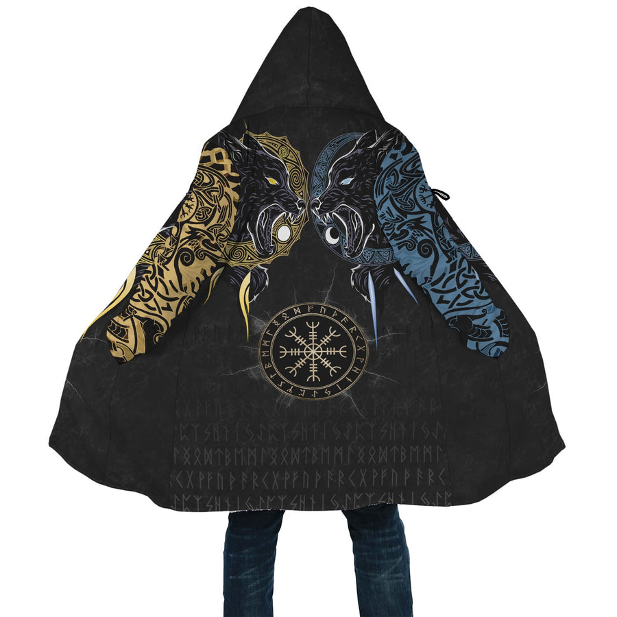 Ligerking Cloak - Hati And Skoll Tattoo A31