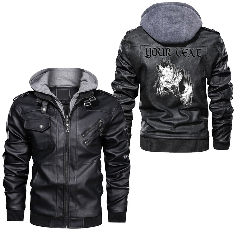 Ligerking - Warrior Nordic Leather Jacket A95
