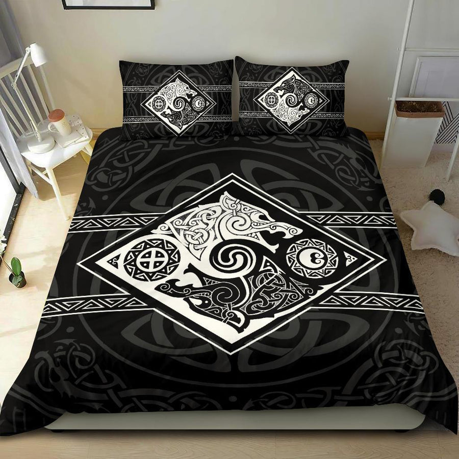 Vikings Bedding Set The Wolves ,Skoll And Hati A31