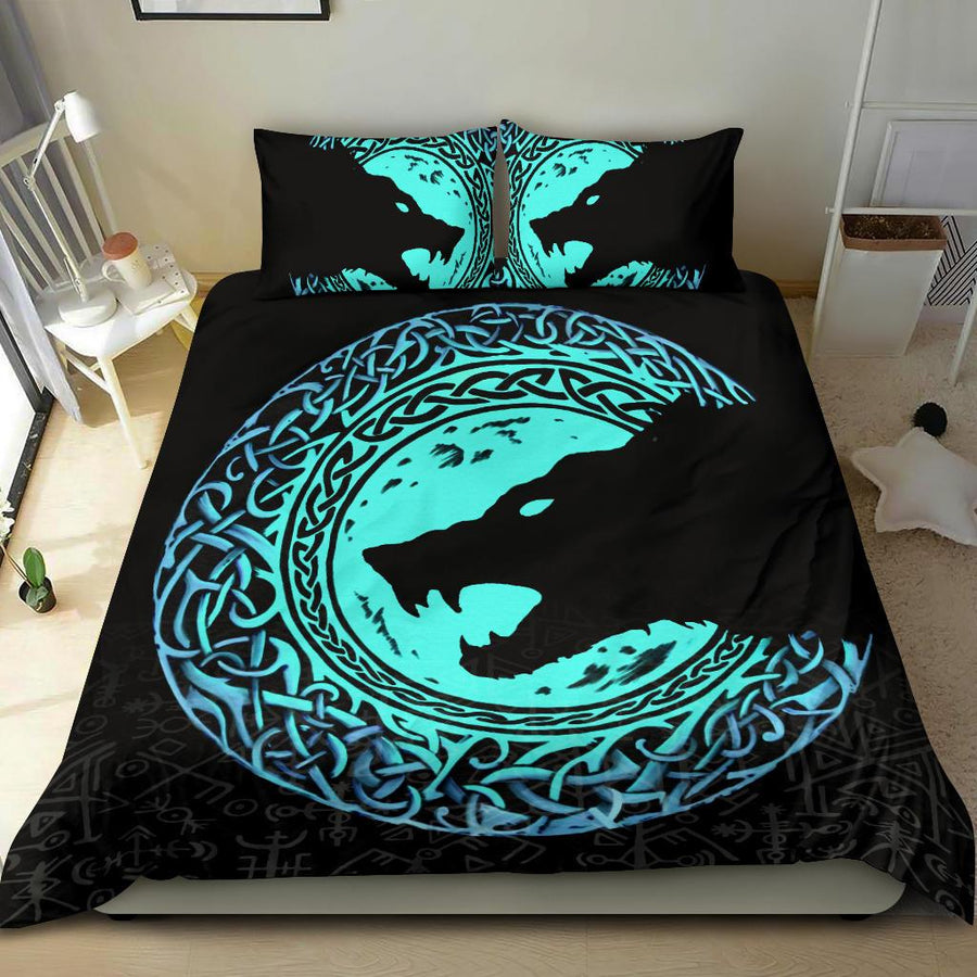 Viking Bedding Set - Fenrir Norse Wolf A31