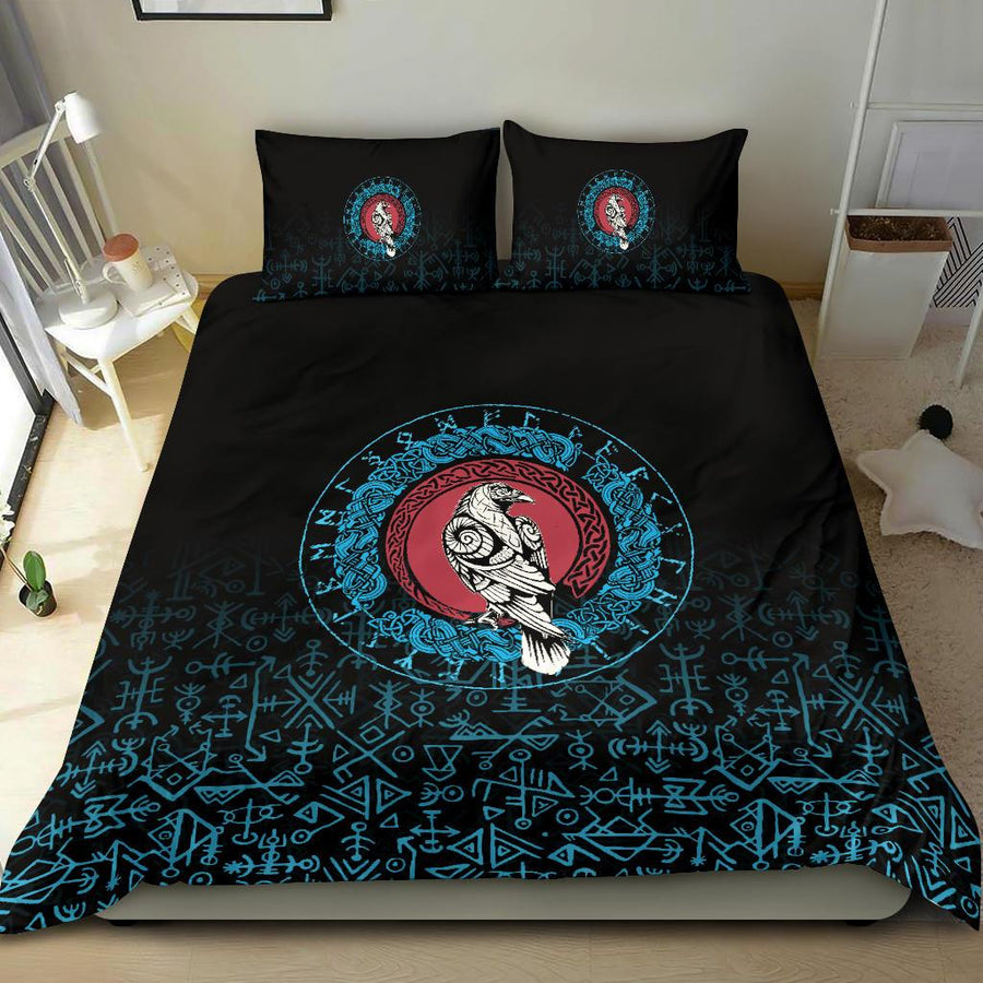 Ligerking Bedding Set - Raven Celtic Cyan A31